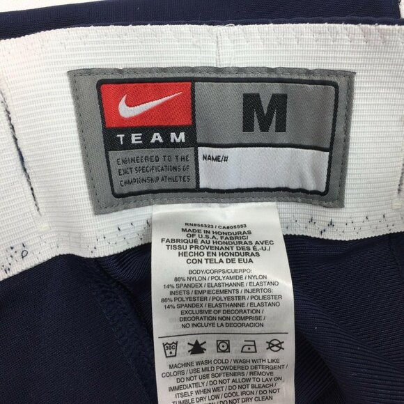 New Nike Open Field Mens Football Pants Navy Blue White 615745-420 Size Medium - Picture 7 of 7